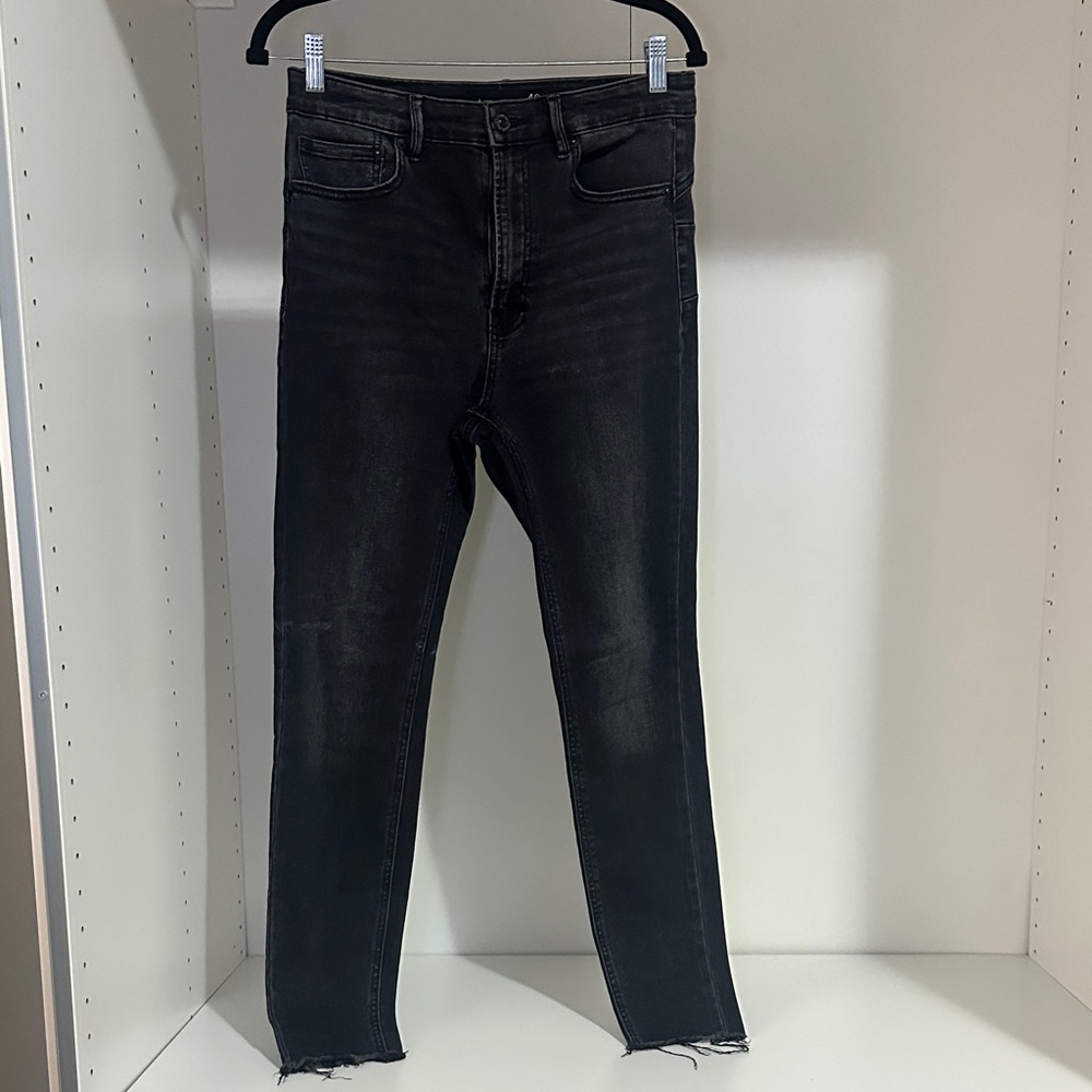 Stradivarius Women Black Jeans